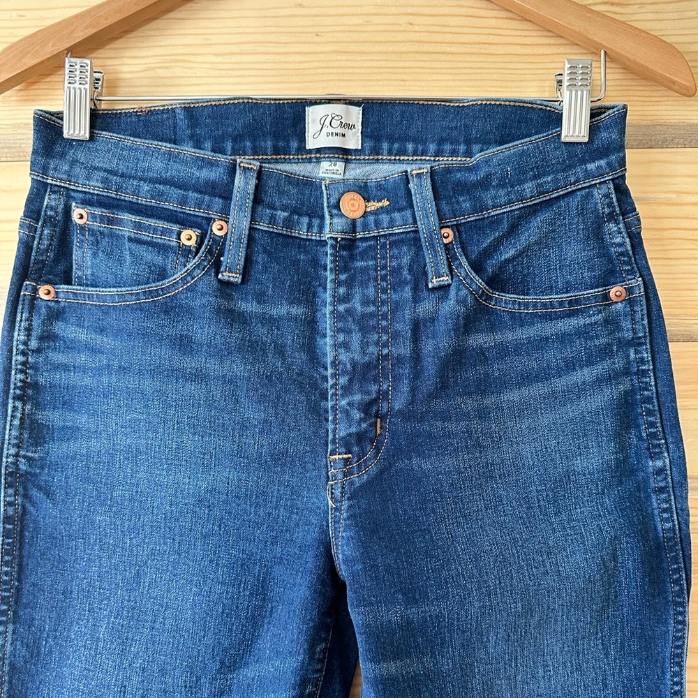 J. Crew Dark Blue Straight Leg Jeans